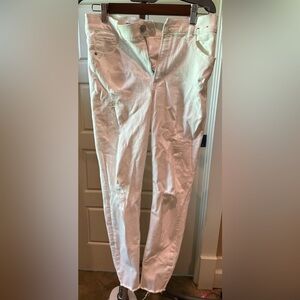 EUC Express Jeans. Ankle Legging High Rise. White Size 6